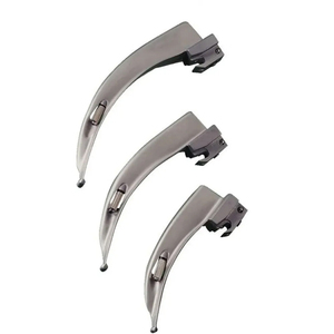 Ensemble de laryngoscopes en acier inoxydable, équipement chirurgical, fabricant d'ensembles de laryngoscopes personnalisés, laryngoscope à poignée réutilisable, laryngoscope d'usine - Product Image 4