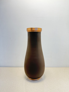 Premium Matte Chocolate Brown Pure Copper Bedside Carafe Jar 1500ml Powder Coated Coffee Brown <b>Pot</b> Luxury Wellness Drinkware <b>Set</b> - Product Image 5