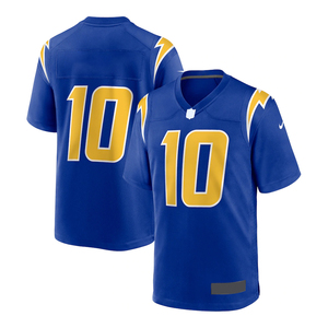 Maillot de football américain de haute qualité à manches courtes, imprimé, personnalisé avec logo d'équipe, séchage rapide, uniforme athlétique pour les ligues - Product Image 1
