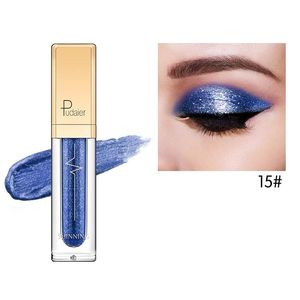 สำหรับพูเดอเยอร์ สีน้ำเงินเข้ม # อายแชโดว์ชนิดน้ำ 15 ชนิดพร้อมกลิตเตอร์และเอฟเฟกต์เรืองแสง - Product Image 1