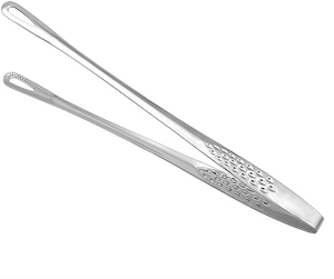 Stainless Steel Manual <b>Kitchen</b> Chef Tweezers with Serrated Tip for Cooking and Serving - Product Image 2