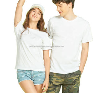 210 Gsm cuello redondo 100% algodón hombres mujeres Unisex logo personalizado en blanco sólido Casual 100% algodón, camiseta para hombres, envío DDP - Product Image 3