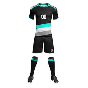 Tenue de football personnalisable pour homme adulte, style col rond, longueur intégrale, respirante, séchage rapide, 100 % polyester, légère - Product Image 6