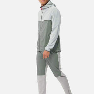 Nuevo Diseño Casual de Invierno, Chaqueta con Capucha para Hombre, de Manga Larga, Color Sólido, Traje Cortavientos de Secado Rápido, Tejido de Poliéster y Nailon - Product Image 4