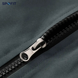 Men's Solid Eco-Friendly Two Piece Tracksuit Set Stand Collar <b>Zip</b>-<b>Up</b> <b>Jacket</b> Drawstring Pants Lightweight Casual Sportswear - Product Image 5