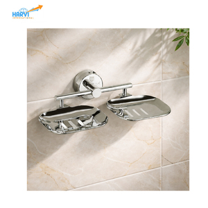 Moderna Jabonera Doble de la Colección Arion con Diseño Ecológico para Uso en Hoteles y Acabado Fácil de Limpiar Disponible al Mejor Precio - Product Image 4