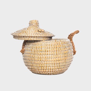 Juego de 3 Cestas Redondas de Seagrass Natural Hechas a Mano, Cestas de Almacenamiento Ecológicas al por Mayor, Hechas en Vietnam - Product Image 5