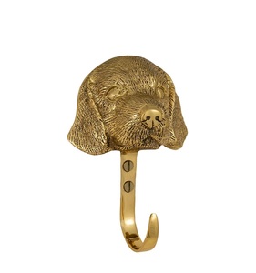 Mirror Polished Brass Hook Hanger Household <b>Wall</b> Decoration Single Key Hanger Multi Purpose Gold Hook - Product Image 6