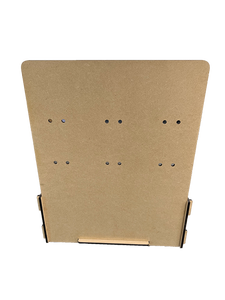 <b>Tabletop</b> Three-Layer Adjustable Product Holder Rack | OEM Logo Support | Laser Cut Wood Display Rack for Retail Store/Counter - Product Image 4