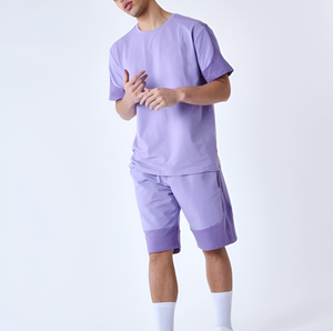 Nouveaux ensembles de shorts de sport pour hommes personnalisés, 100% coton, respirants, légers, pour l'été, tenue décontractée pour le jogging - Product Image 5