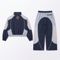 Ensemble de survêtement deux pièces pour homme, léger, en polaire polyester 460g, avec fermeture éclair et capuche, couleur unie, idéal pour l'hiver – Vente en gros