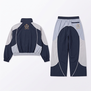 Wholesale Custom Lightweight <b>Winter</b> Polyester Fleece 460g Zipper Fly Hooded Solid Men's Sports Jacket Pants Two-Piece <b>Tracksuit</b> - Product Image 3