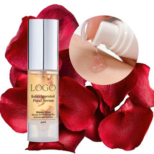 Professional Wholesale <b>Rose</b> Flower Elasticity Serum Advanced Hydration Whitening Aloe Vera 30ml Salon Grade Private Label - Product Image 1