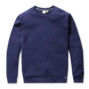 Men's Gray Crew Neck Knitted Pullover <b>Sweatshirt</b> Oversized Fit 100% Cotton Casual Autumn <b>White</b> Print Design - Product Image 4