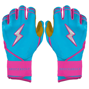 High-Quality 100% Cabretta Leather Baseball Batting Gloves 0.9mm Custom Logo <b>Snap</b> Closure Professional Grade - Product Image 6