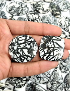 Pierres précieuses en vrac, cabochons naturels en hornblende, pierres facettées, fournisseur de cristaux, vente en gros, exportation en Inde - Product Image 3