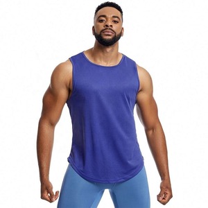 Camiseta Deportiva Personalizada con Logotipo OEM para Hombre, Camiseta de Malla sin Mangas para Correr, Camiseta de Gimnasio, Camiseta sin Mangas de Moda para Hombre - Product Image 5