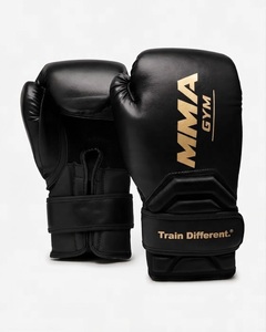 Guantes de Boxeo para Sparring, Guantes de Entrenamiento de Muay Thai, Kickboxing, Combate, 16oz, Logotipo Personalizado, Cuero PU para Adultos, Cierre de Gancho y Bucle - Product Image 4