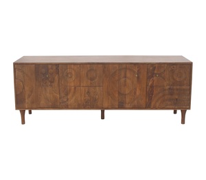 Contemporary Wooden <b>Tv</b> <b>Sideboard</b> Media Credenza Storage Cabinet Multi Door Entertainment Unit Shelving Living Room Furniture - Product Image 1