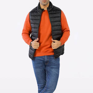 Chalecos acolchados sin mangas de alta calidad para hombre, ligeros, de tela de poliéster, con cuello alto y cierre de cremallera. - Product Image 2