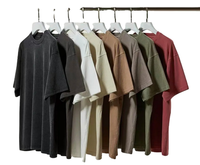 T-shirt pour homme de haute qualité, 350 grammes, 100% coton tricoté, coupe ample, manches longues, col rond, anti-rides, imprimé en sérigraphie