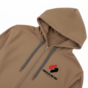 Sweat-shirt de sport pour homme de qualité supérieure, fermeture éclair intégrale, design personnalisé, coton respirant, décontracté, fitness, fournisseur en gros OEM, en vrac - Product Image 5