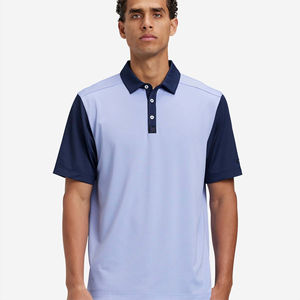 Polo Profesional de Manga Corta para Hombre, Cuello Camisero, Color Negro Sólido, para Adultos, Camiseta Polo de Manga Corta para Hombre - Product Image 1