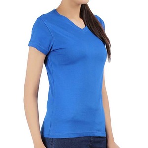 Women's Crew Neck T-<b>Shirt</b> 100% Cotton Solid Casual Breathable <b>Slim</b> <b>Fit</b> Spring Summer Jersey Knitted Short Sleeve Eco-Friendly - Product Image 5
