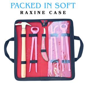 Kit de Herramientas Rosadas para Herrador con Cortaúñas para Cascos, Herramienta para Remover Clavos de Cascos, Cuchillo para Cascos Rainbow y Martillo para Clavar Clavos - Product Image 5