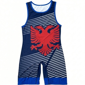 Men's Sublimation <b>Wrestling</b> <b>Singlet</b> Durable Stretch Spandex/Polyester Low MOQ Custom New Design Made in Pakistan - Product Image 4