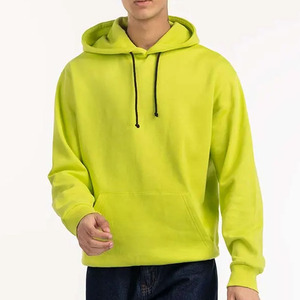Sudadera con Capucha Premium para Hombre, de Algodón Grueso, 100% Algodón, Talla Grande, Diseño Sólido, para Invierno 2025 - Product Image 1