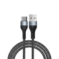 Cable de Carga Rápida USB Tipo-C de 1 Metro, 2.4A, para Android e iOS, con Garantía de 12 Meses, Venta Directa de Fábrica