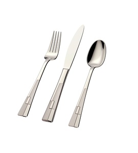 Juego de cubiertos de acero inoxidable de lujo para mesa de comedor, cocina, restaurante, hotel, servicio de catering, duradero - Product Image 3