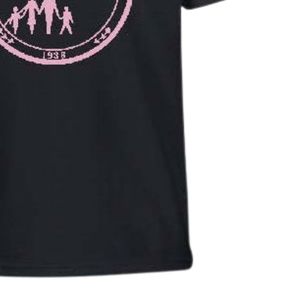 T-shirt noir à manches courtes et col rond pour adolescents avec motif graphique rose, idéal pour l'école, le quotidien et le streetwear, vêtement confortable - Product Image 6