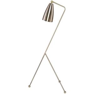 Lampe sur pied en or luxueux avec base en marbre et abat-jour en tissu pour une décoration intérieure élégante - Product Image 4