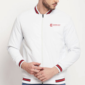 Chaqueta bomber para hombre con estilo y logotipo personalizados, de alta calidad, talla grande, informal, para invierno, hecha en Pakistán. - Product Image 1