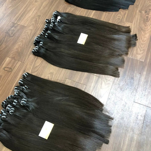 Extensiones de Cabello Virgen Vietnamita de Alta Calidad, de 6 a 32 Pulgadas, Lisas, Decoloradas, Hechas a Mano, con Doble Trama a Máquina, Cutícula Completa - Product Image 1