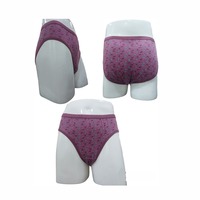 Slip taille moyenne coupe haute pour femmes Culotte confortable en Spandex tricoté en couleurs unies Logo personnalisable motif imprimé de tous les jours