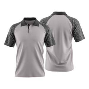 Unisex Gray Black Geometric Print <b>Soccer</b> Jersey Short Sleeve Crew Neck Moisture Wicking 100% Polyester Lightweight - Product Image 1