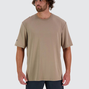 Custom Logo Men <b>Oversized</b> <b>T</b> <b>Shirt</b> Heavyweight Cotton Drop Shoulder Blank Streetwear Tee Wholesale <b>Plain</b> High Mock Neck <b>Shirt</b> - Product Image 5