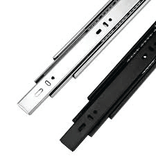 Glissière de tiroir en acier à montage en surface complète, durable, design minimaliste pour le rangement et la quincaillerie de meubles de placard - Product Image 4