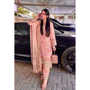 Beau haut-bas et ensemble Dupatta fantaisie pour femmes pour les fêtes - Product Image 1