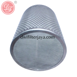 Filtre à double couche en acier inoxydable 316L, cartouche filtrante perforée, tube perforé - Product Image 2