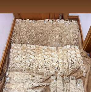 Haute vente 2025 naturel bouclé de qualité supérieure Remy Grade indien Extension de cheveux humains simple donneur Machine Double trame faisceaux de cheveux - Product Image 4