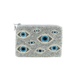 Monedero Mini de Diseño con Bordado de Cuentas, Estuche de Moda con Bordado Floral de Cuentas, Bolsa para Monedas - Product Image 6