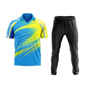 Vêtements de cricket 100% polyester, logo personnalisé, sublimation, respirant, uniformes rouge et blanc, prix bas - Product Image 1