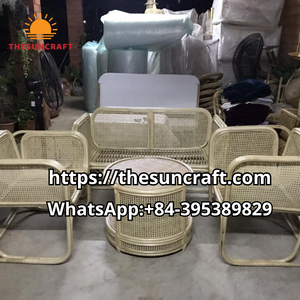 Handmade Luxury Living Room Outdoor Garden Furniture Home Furniture Extendable <b>Rattan</b> <b>Chair</b> Set Best Seller Sofas - Product Image 5