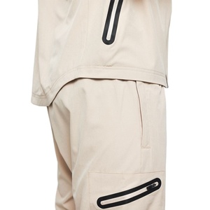 Ensemble de survêtement coupe-vent décontracté pour hommes, personnalisable, coloré, 100 % coton, pour grossesse, vêtements de sport en gros - Product Image 5