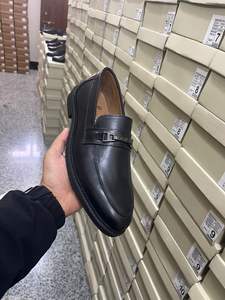 Chaussures habillées pour hommes grande taille en cuir véritable noir imperméables légères type Oxford et mocassins avec semelle extérieure en TPR - Product Image 2
