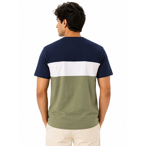 Camiseta de Cuello Redondo 100% Algodón, Personalizable con el Logotipo de su Marca, de Alta Calidad OEM 2026, Camiseta Lisa para Hombre, Camisetas Casuales para Hombre - Product Image 2